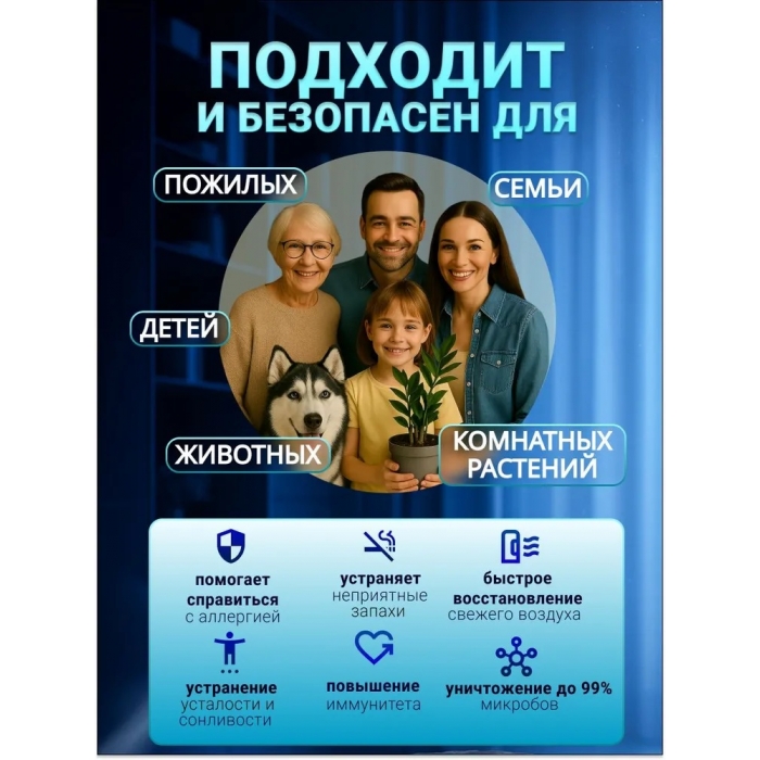 Очиститель-ионизатор воздуха- Супер Плюс Экос