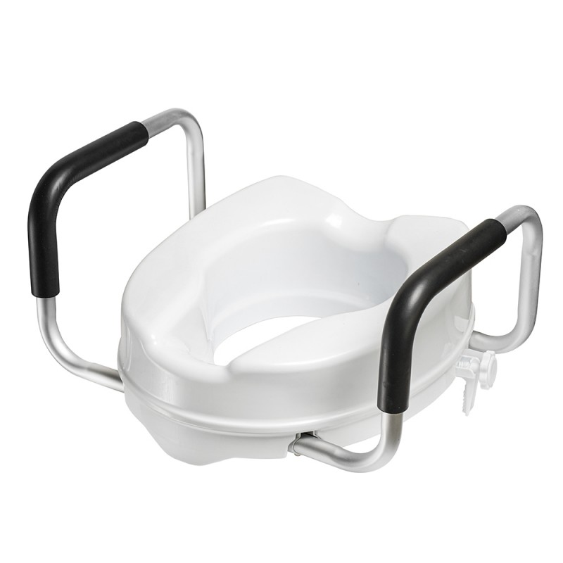 Насадка на унитаз 10529, с поручнями