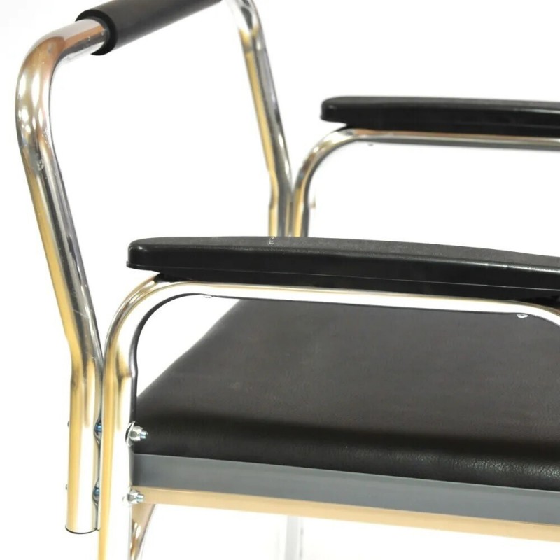 Кресло-стул с санитарным оснащением пассивного типа повышенной грузоподъемности (без колес)