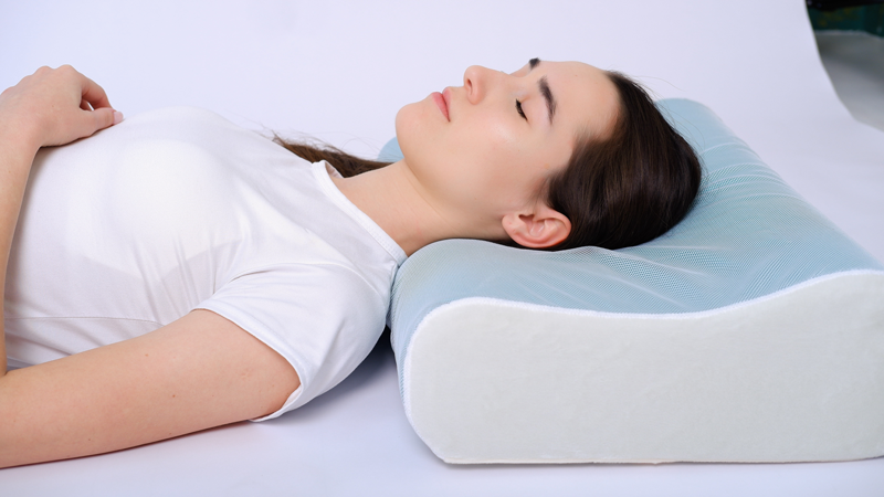 Ортопедическая подушка "Termogel L" (с гелевой вставкой) (валики 10/12 см.)