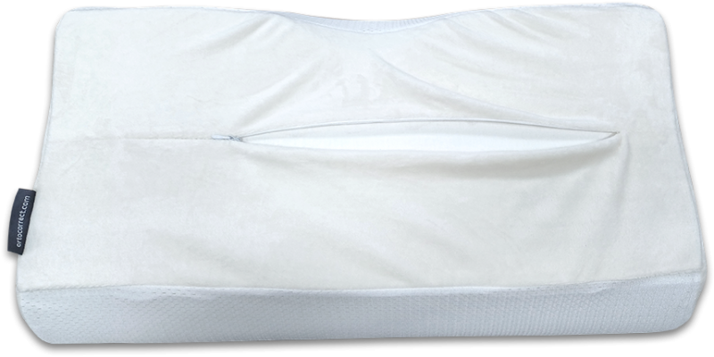 Анатомическая подушка  "Премиум П3   c массажным эффектом"  и выемкой под плечо(Валик 11 см и выемка под плечо 13 см)