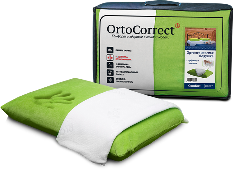 Ортопедическая подушка "Comfort" (высота 13 см.)