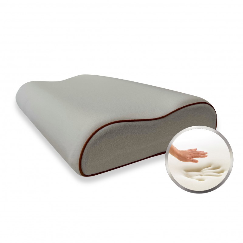 Подушка ортопедическая (под голову) р. 59*36 *11/9см)