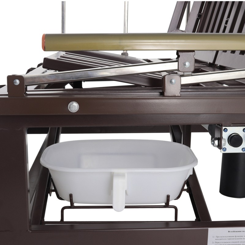 Кровать электрическая Med-Mos DB-11А (ЛДСП венге) ширина ложемента 120 см